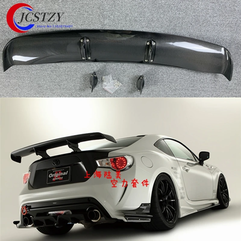 Materiál z uhlíkových vlákien v štýle automobilu GT 86 BRZ Zadné kmeňa krídla pre Subaru BRZ Toyota 86 GT86