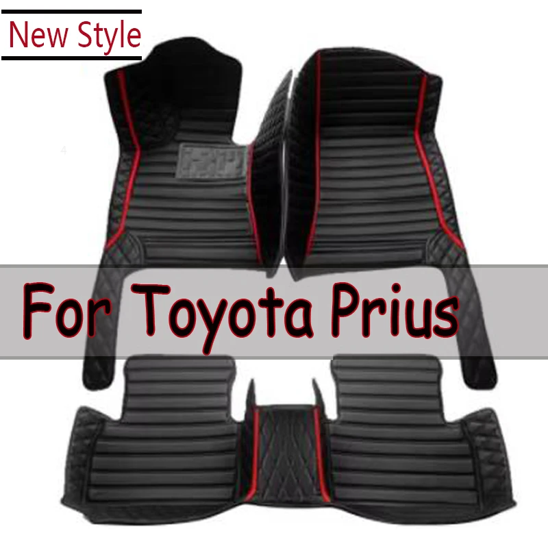 Matky automobilov pre Toyota Prius XW30 2010 ~ 2015 Automatické trvanlivé koberce na koberce kožené rohož proti nemu
