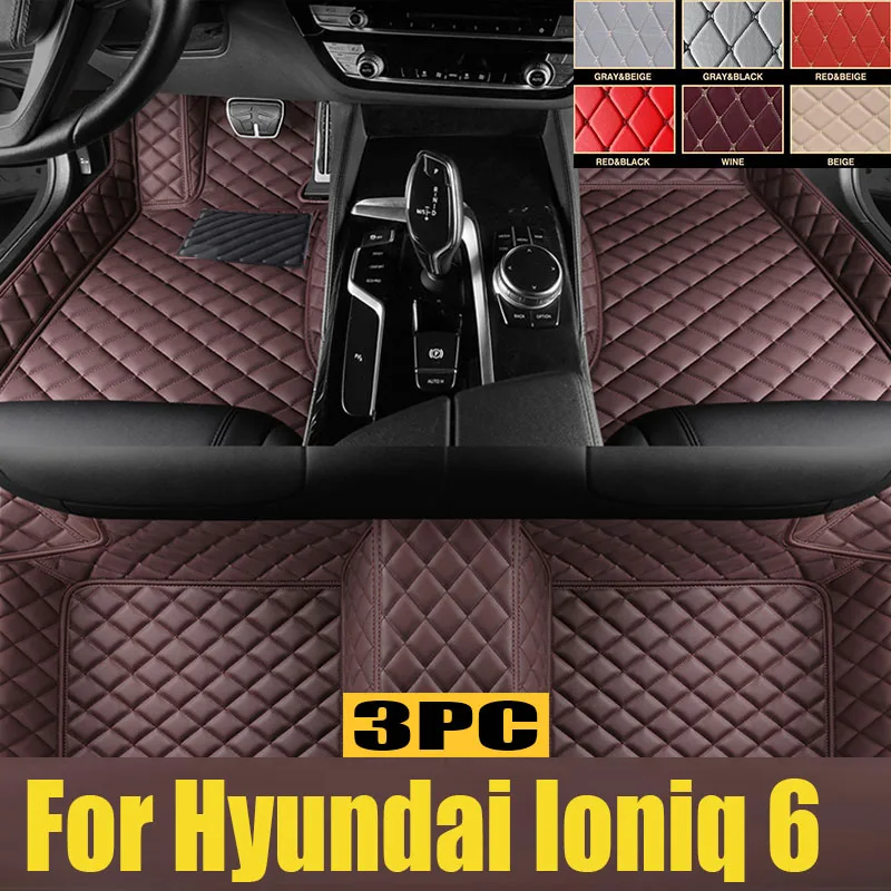 Matky na skladovanie kmeňa pre Hyundai Ioniq 6 2022 2023 2024 5Seat TPE Dirt-rezistentné zadné vankúšikov