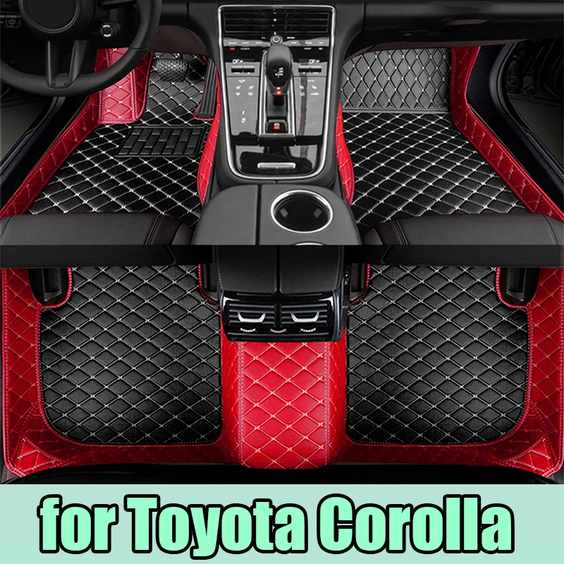Matky pre autá pre Toyota Corolla E110 1996 ~ 2002 Interiérové ​​diely automobilov Alfombrillas Coche Floor Mats
