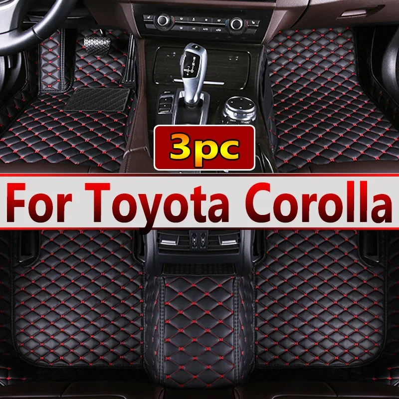 Matky pre autá pre Toyota Corolla E110 1996 ~ 2002 Interiérové ​​diely automobilov Alfombrillas Coche Floor Mats