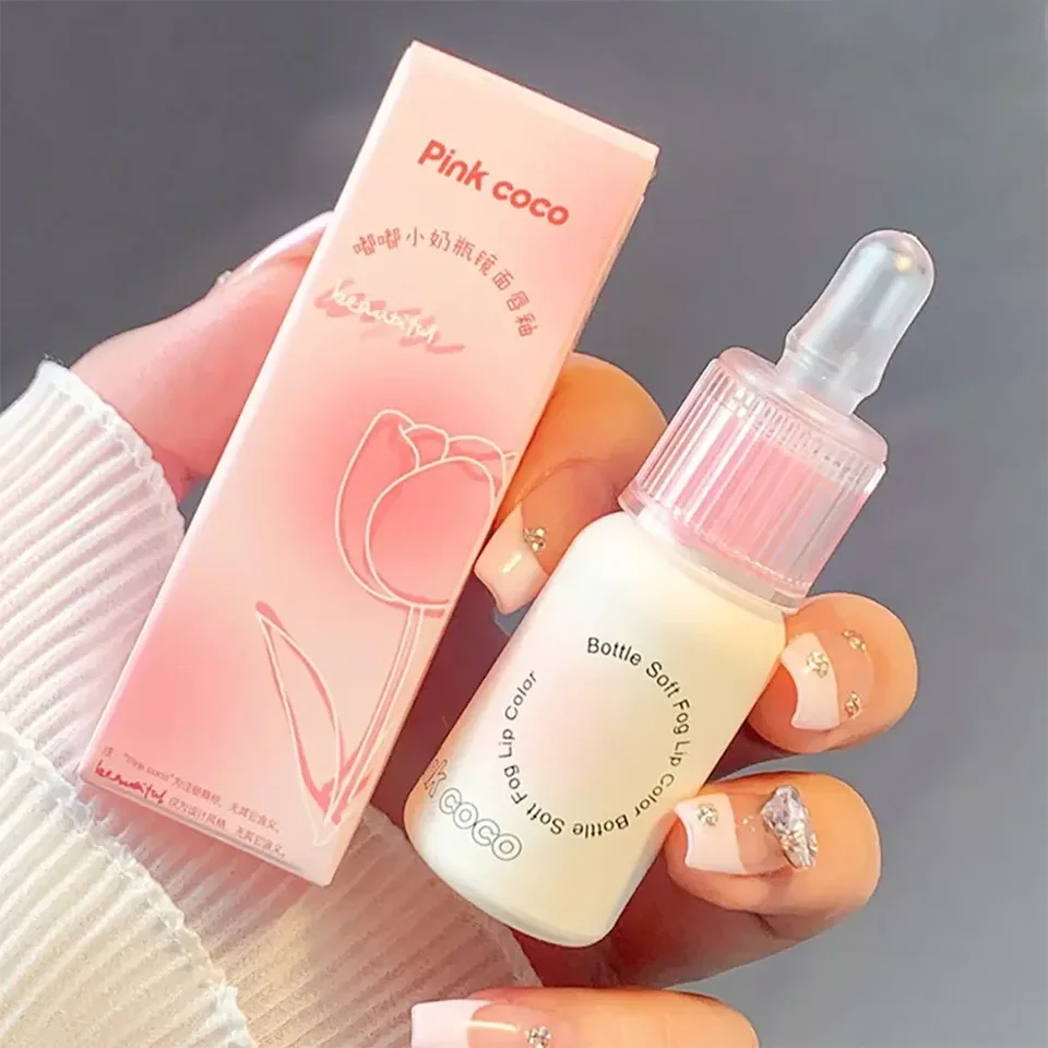 Matné farbenie na pery lesklý make -up zvlhčovač kvapalina Lipstick nepremokavý dlhotrvajúci červený zamatový odtieň odtieňa Kórejský kozmetický kozmetický