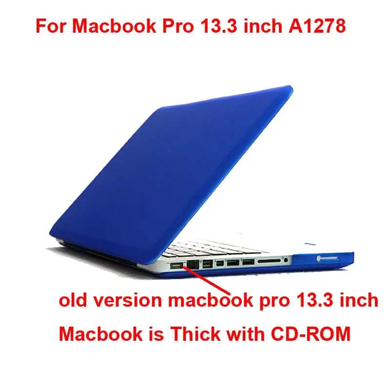 Matné farebné puzdro pre MacBook Pro 13 A1278 Cover Capa Old MacBookPro 13,3 palca Protector Sleeve Shell 13.3 ”Fundas