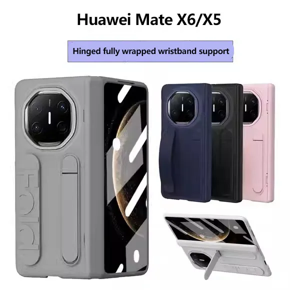 Matné matné puzdro pre huawei mate x6 x5 x3 5g náramok náramku stojan na prednú obrazovku Ochrana skla Plastový kryt plastový kryt