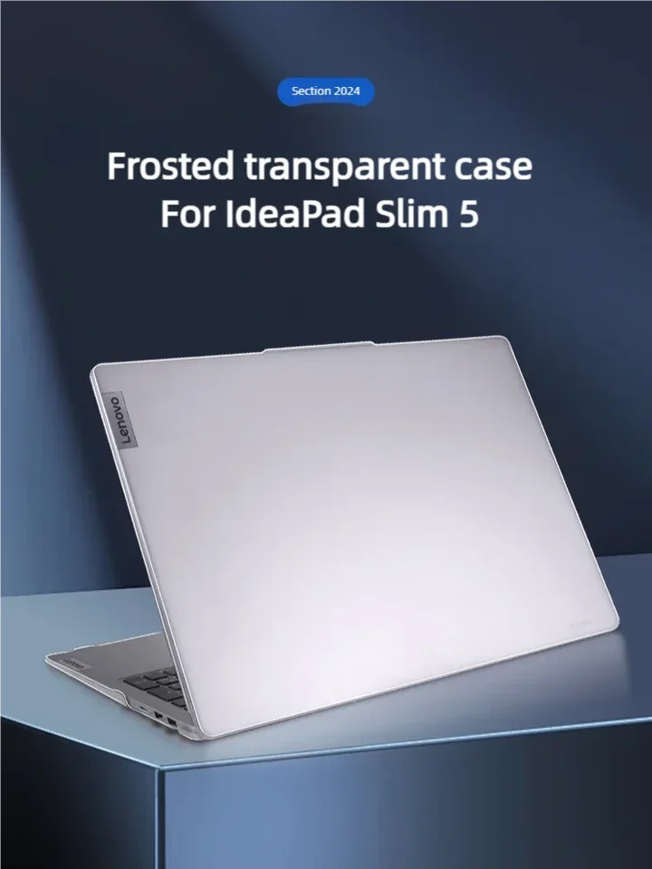 Matné priehľadné puzdro pre notebook pre 2024/2023 Lenovo Ideapad Slim 5 14/16 palcov