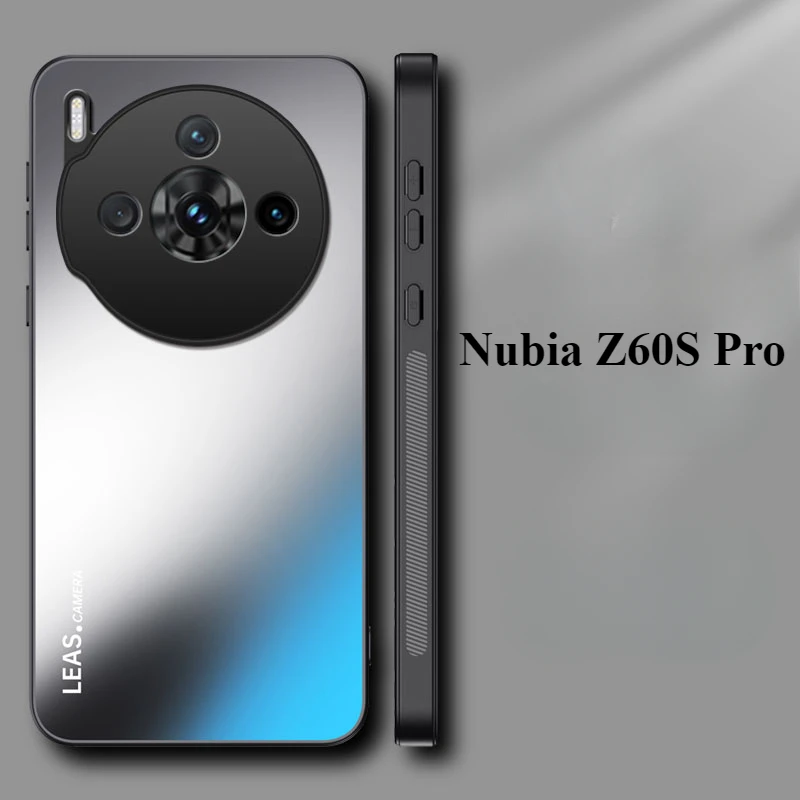 Matný puzdro pre Nubia Z60S Pro Feling Ag Protection Phone Ag zadný kryt pre Nubia Z60SPro Z60 Spro-Shock-odolný nárazník