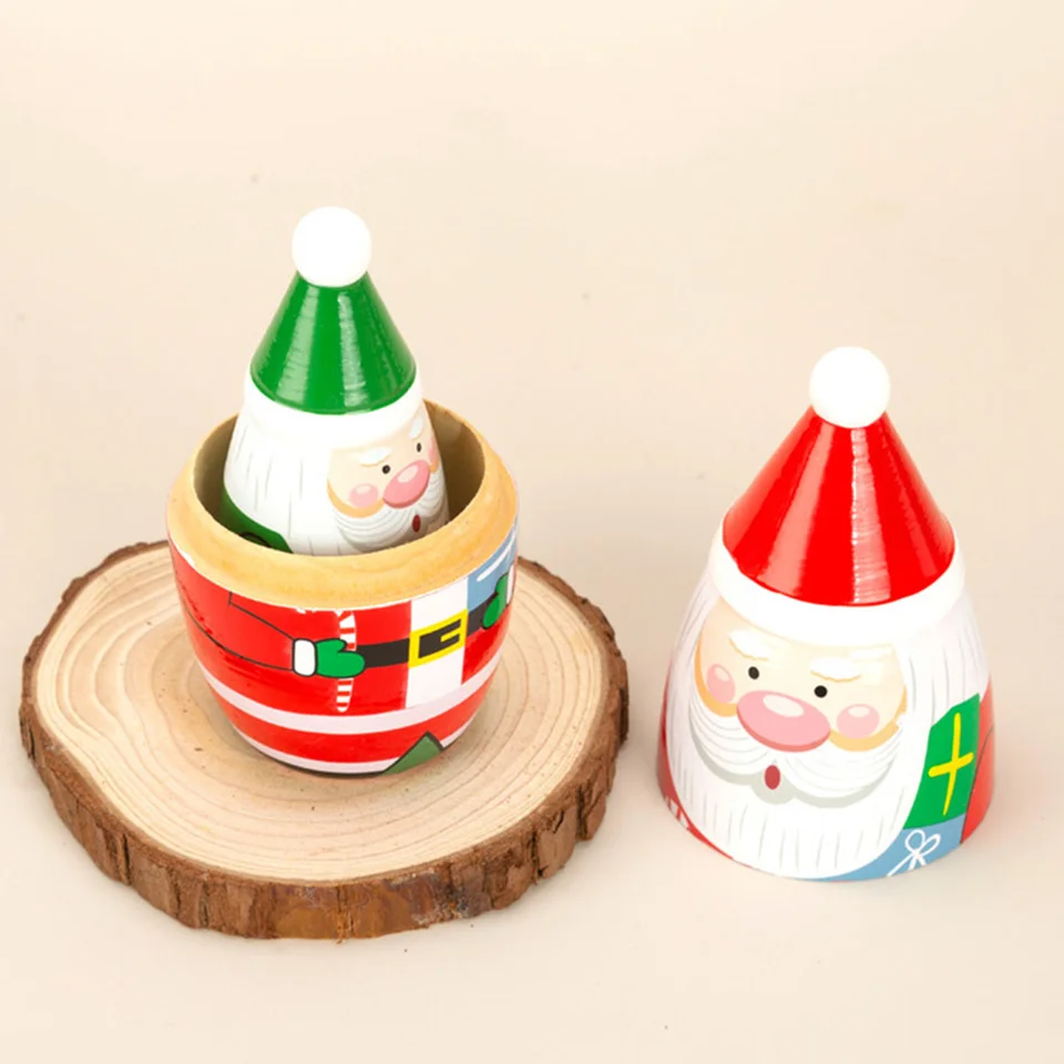MATRYOSHKA Hračka Drevená ruská ruská stohovanie bábik remeslá deti hniezdenie detských hračiek Festival darček