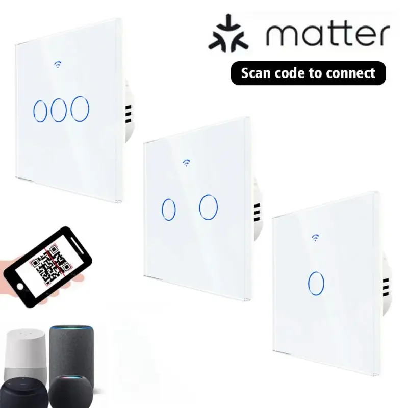 Matter WiFi Smart Switch 1/2/3/4
