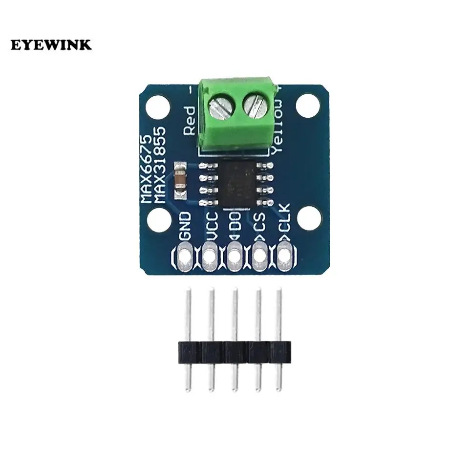 MAX31855 Modul K Type Termočlánok Teplople Senzor Nový merací modul teploty