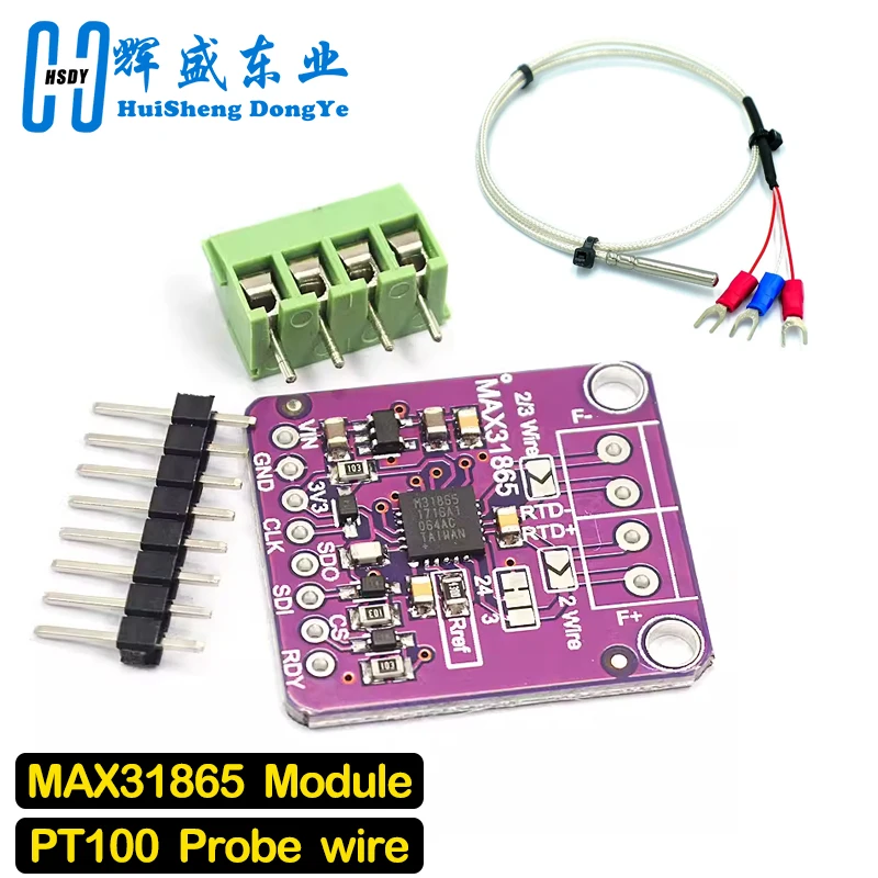 MAX31865 PT100 až PT1000 RTD-DIGITAL CONVERTER ROZEKTULÁRNE TERMOCUPLE SNÚCIE Zosilňovača 3,3V/5V pre Arduino