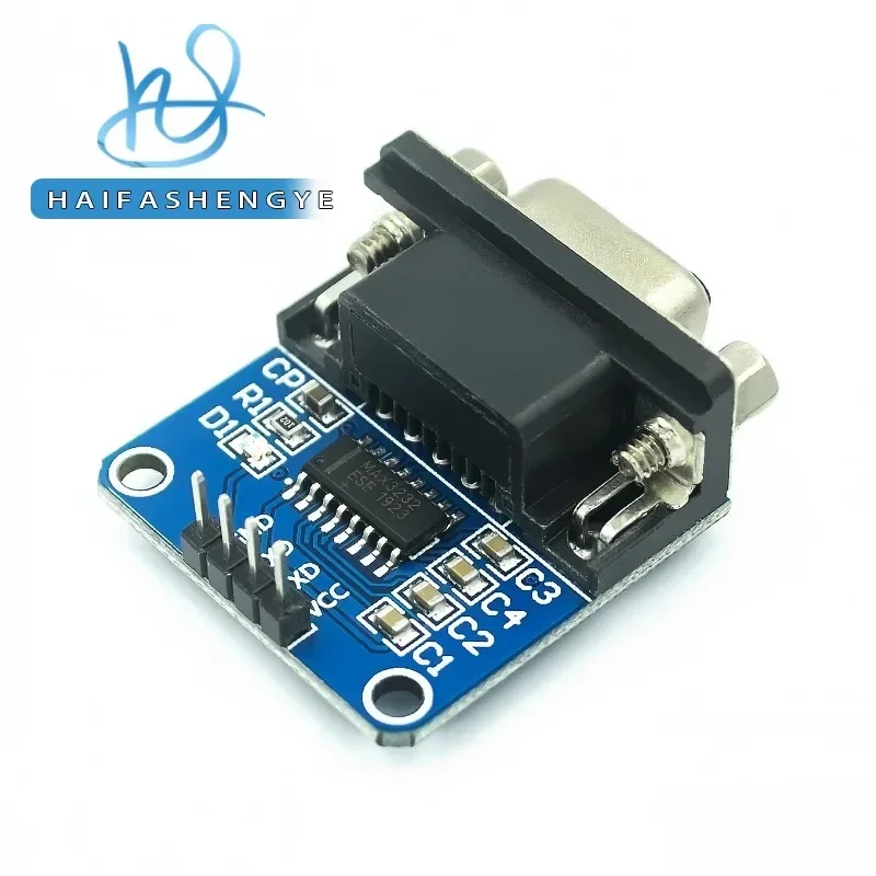MAX3232 RS232 na TTL Serial Port Converter Modul DB9 Connector MAX232 pre Arduino