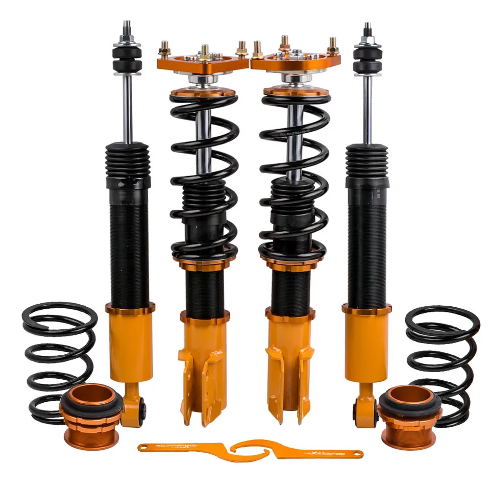 MaxPeedingRods nastaviteľné koilové koilové súpravy na zníženie šokov pre Ford Mustang 94-04