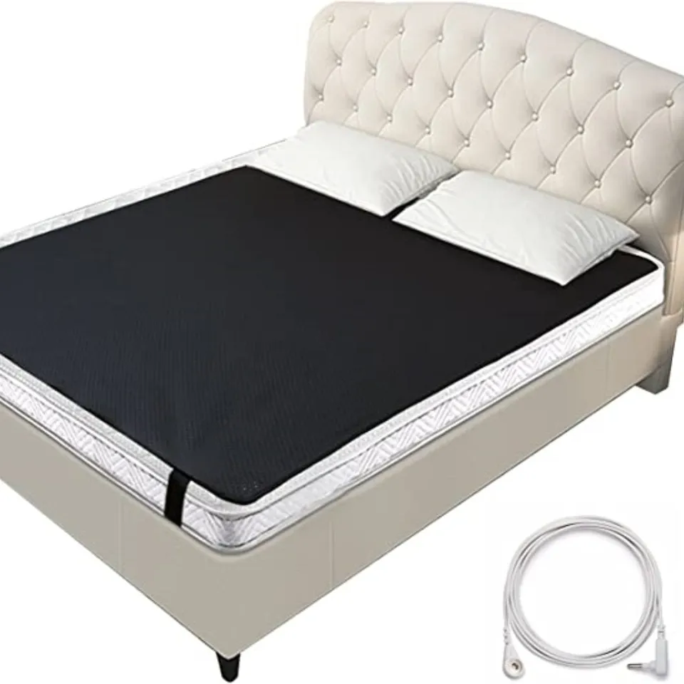 Maxsharer Grounding Drsing Matract Ground Sleep Mat Mat Vodivé kožené uzemňovacie podložka pre lepší spánok Znížte stres