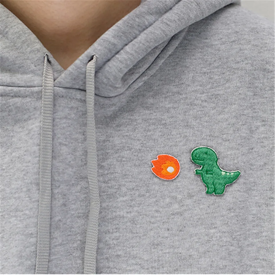 Maxsin zábava 1 pc Vysoko kvalitné roztomilé mačacie králičie dinosaurus výšivka nálepka karikatúry zvierat