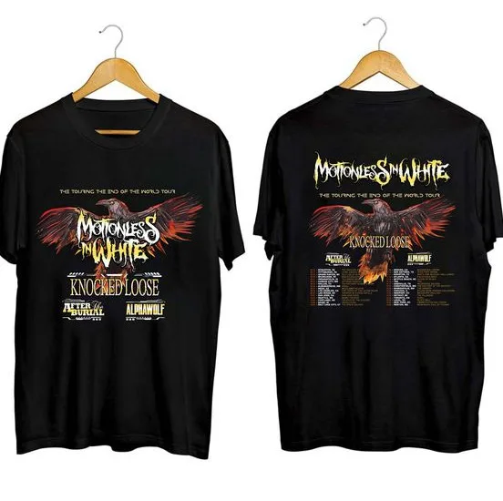 Mayless In White Tour tričko 2023: Fan Fan Fan Fan Fan Fan Fant Tee