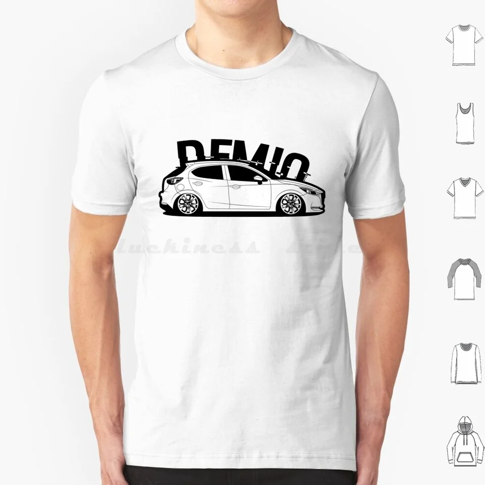 Mazda 2 Demio T košeľa bavlnená muži ženy DIY tlač mazda mazda 2 Demio Hatchback Hathback SkyActive Mazda 6 Mazda 3 auto
