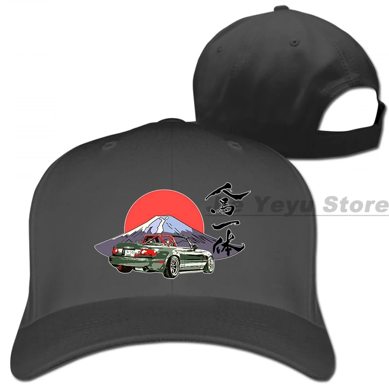 Mazda Miata MX5 - Jinba Ittai Mount Fuji Edition Baseball Cap Men Dámske klobúky módne nastaviteľné čiapka