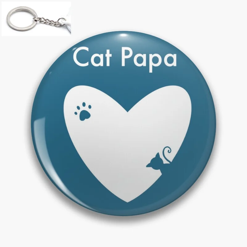 Mačka papa pin kľúč pracku