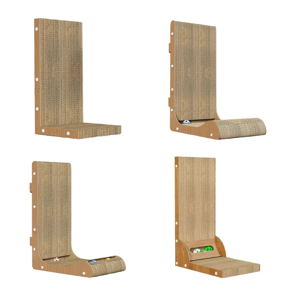 Mačka Scratcher L v tvare mačiek Scraping Board Pet Cat Hračky pohovky chránič podložky Vertikálna mačka poškriabanie mačiek pre mačky mačiatko