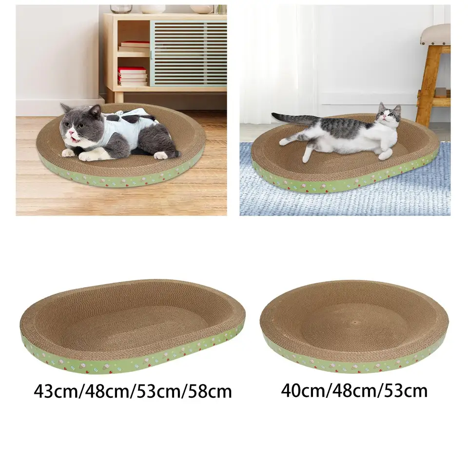 Mačka škrabanca na dosku odolná voči hniezdnej škrabancovej podložke Sofa Cat Scratching lôžko vlnité poškriabanie škrabancov Scratchers nábytok