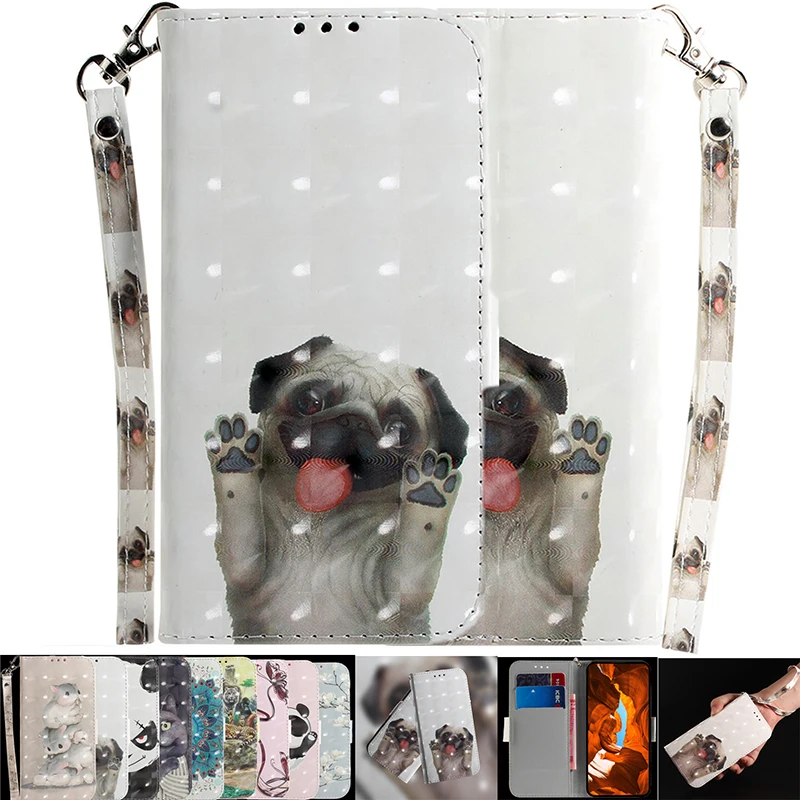 Maľované flip kožené magnetické puzdro pre Samsung Galaxy A73 A72 71 A70 A51 4G 5G 81 91 70 50S A20E 30 40 40 A2Core Phone Cover