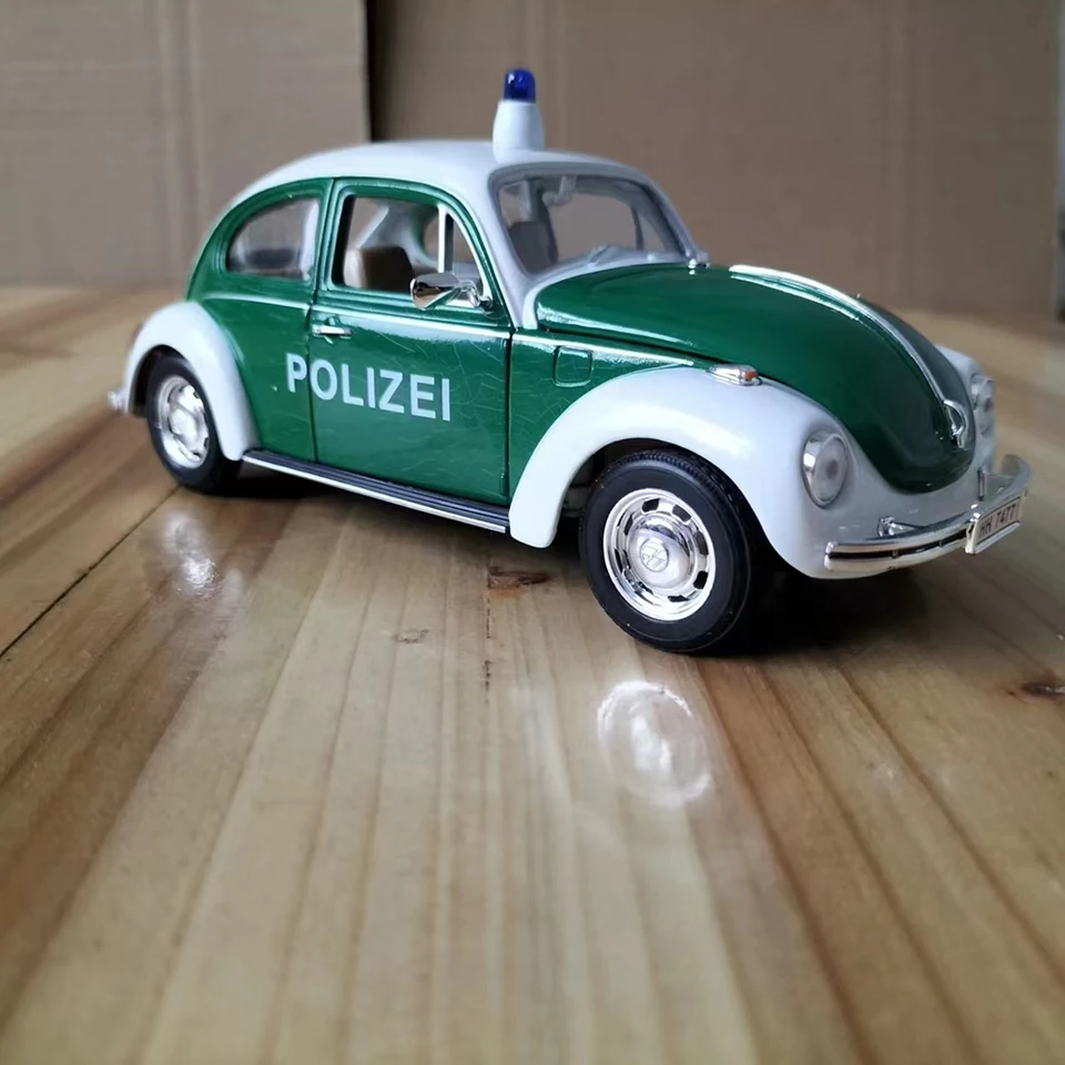 Mať nedostatky Die-Cast 1:24 Scale Volkswagen Beetle Zliatina automobilu Static Model Zbierka ventilátor