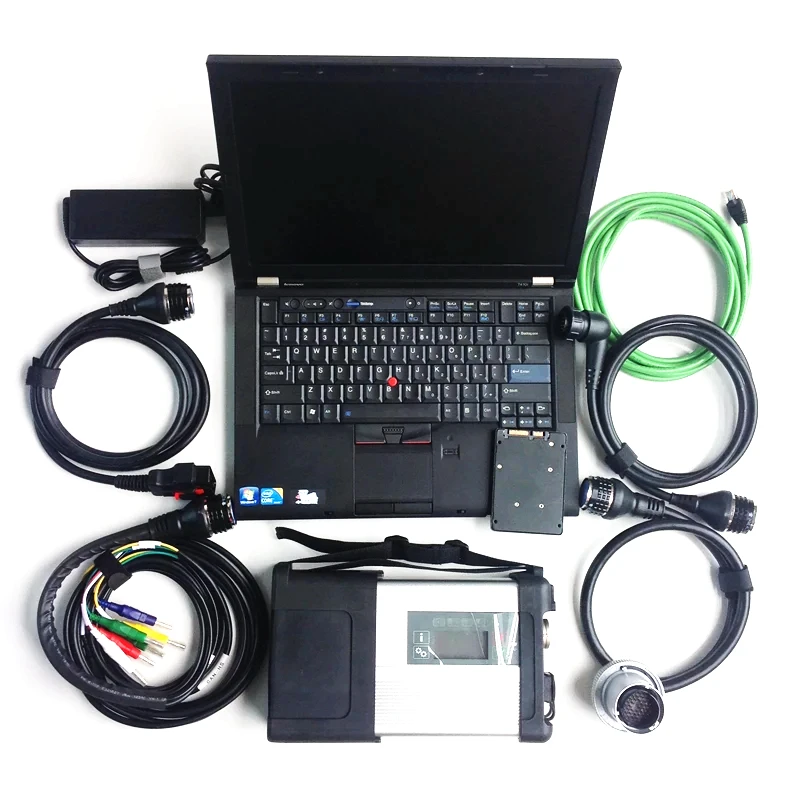 MB Star C5 SD WiFi Connect V12.2024 Softvér v prenosnom počítači T410 I5 CPU 4G počítačový automatický diagnostický nástroj PC 480 GB SSD Expert Program