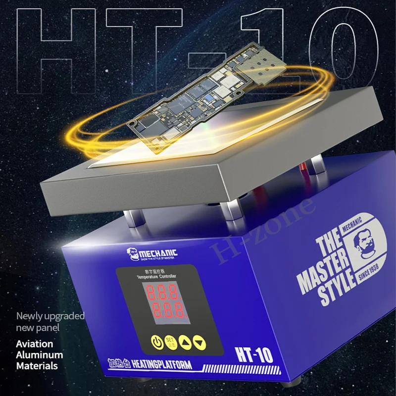 Mechanic CNC HT-10 200W Tabuľka konštantnej teploty pre vykurovanie Comuter Platba s obrazovkou PCB Doska PCB doska predhrievacej platformy
