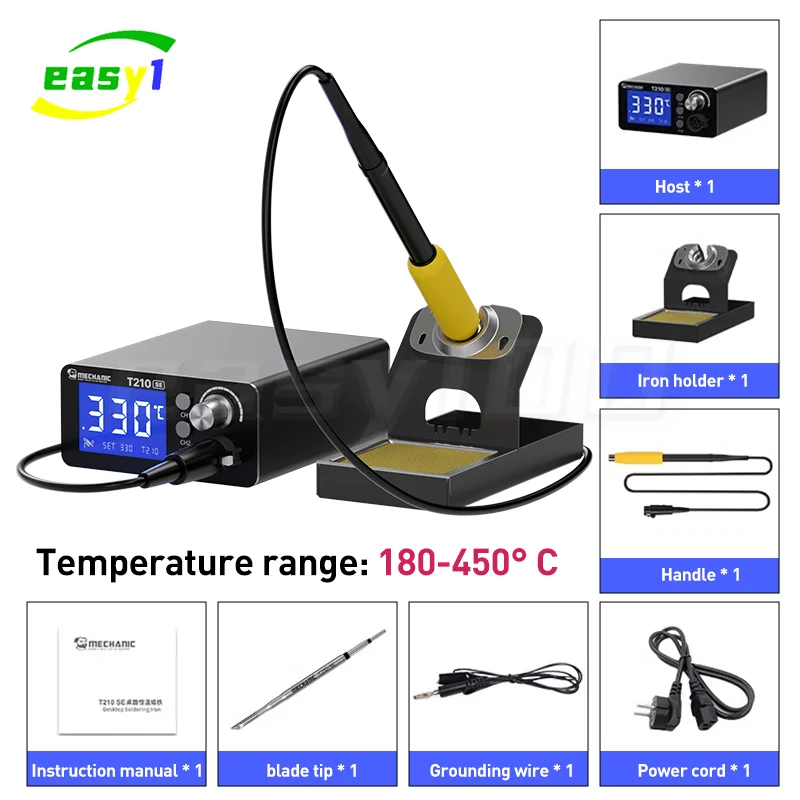 Mechanic T210 SE Digitálny displej termostatickej spájkovacej stanice Universal C210 Series Umiestnenie Elektronické opravné zváranie Nástroje