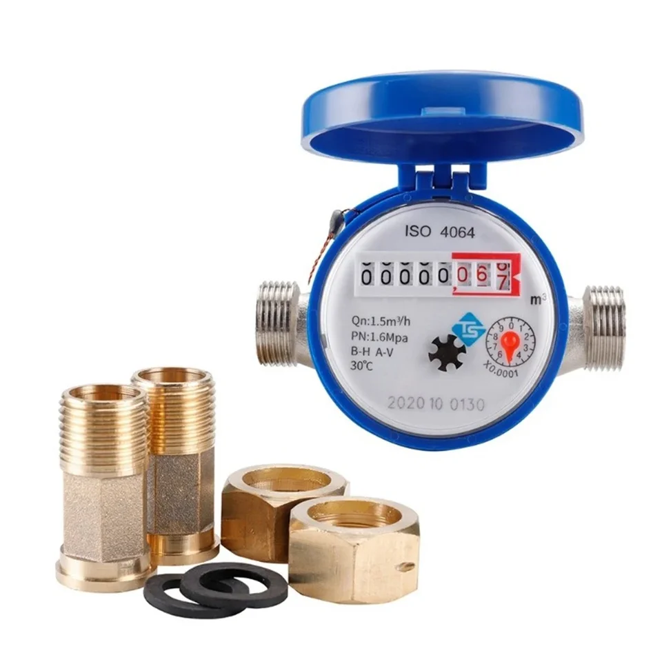 Mechanické rotačné krídlo E-typ digitálneho displeja ukazovateľ Counter Cold Voda