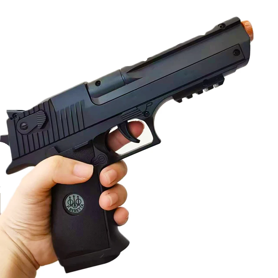 Mechanický kontinuálny oheň 2011 Direct Eagle Eagle 92F Pištoľ Ejekcia Ejekcia Čierna pištoľ Prázdne zavesenie Soft Gulet Blaster Hray Gim Darček