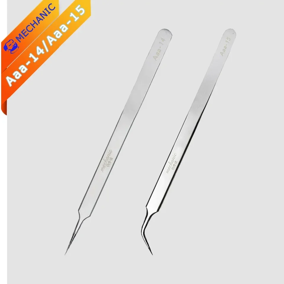Mechanik AAA-14 AAA-15 predĺžená precíznu z nehrdzavejúcej oceľovej polohy sponky špicaté pinzety AAA-14 AAA-15