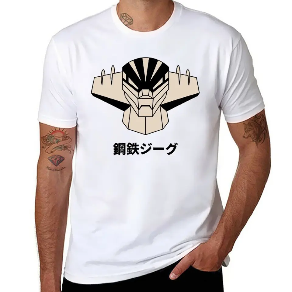Mechas 02 Mazinger Z Steel Jeeg Robot Kotetsu Dark Great 14 Tričko Crewneck Movement Tshirt Novinka domáci humor grafický USA Veľkosť USA
