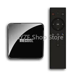 MECOOL KM3 ATV Voice Remote TV Box 4 GB RAM 64 GB 128 GB ROM Android 9.0 AMLOGIC S905X2 SMART SET TOP BOX KM3