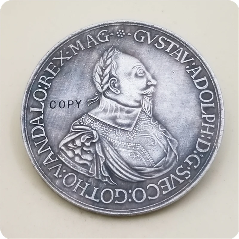 Medail Gustav Adolf Sweden Copy Coin