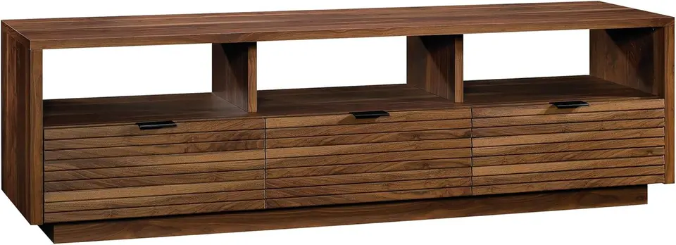 Media Console Credenza so zásuvkami a úložnými policiami, pre televízory až 70 , Grand Walnut