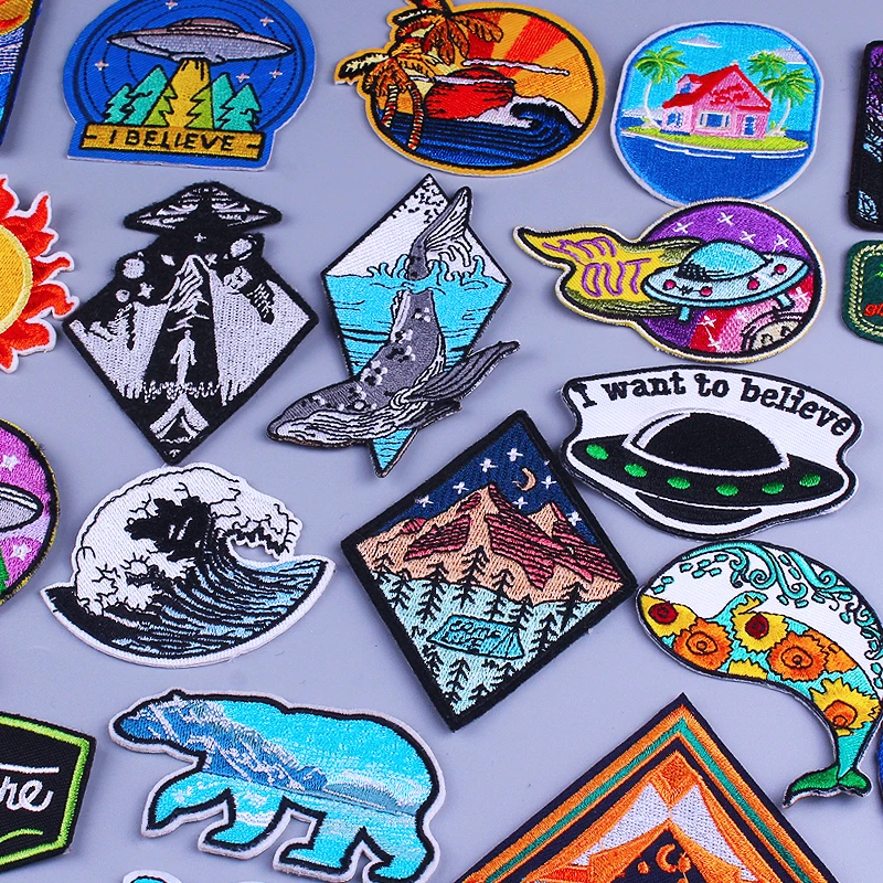 Medveď veľryba Wave Patch na škvrna