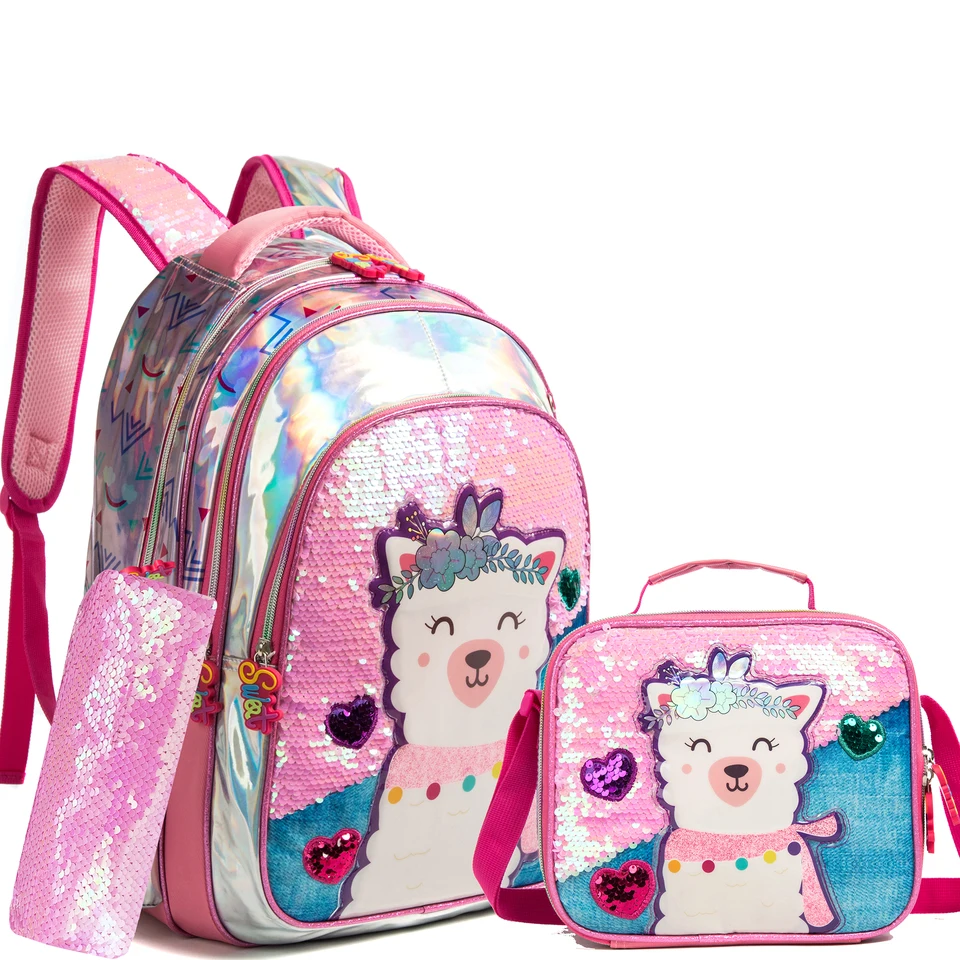 MeetBelify Pink Flowin Girls Backpacks Elementary Students Backpacks Beauty batohy dospievajúce dievčatá roztomilé batohy