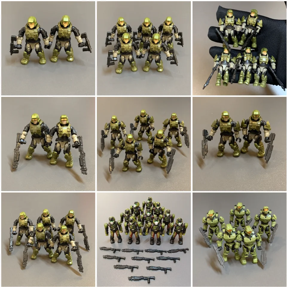 Mega Condux UNSC Marine V2 Akčné údaje 2019 GFT67 Defense Wartog Rally GNB25 Spartan Master Chief Accessories Toy Gift