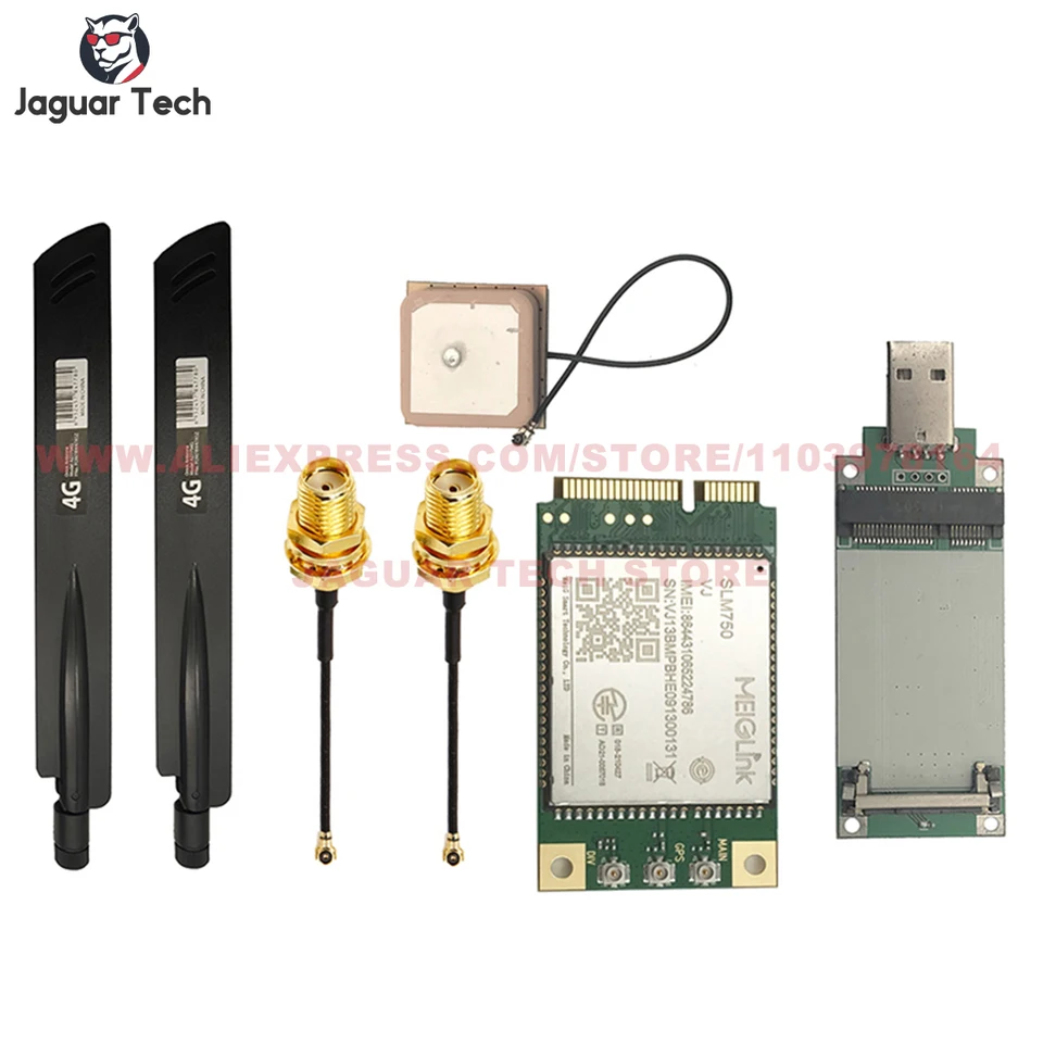 Meiglink Smart SLM750 SLM750-VJ Mini PCIe LTE CAT4 Modul poskytovať bezdrôtové komunikácie GNSS Funkcia M2M pre Severnú Ameriku