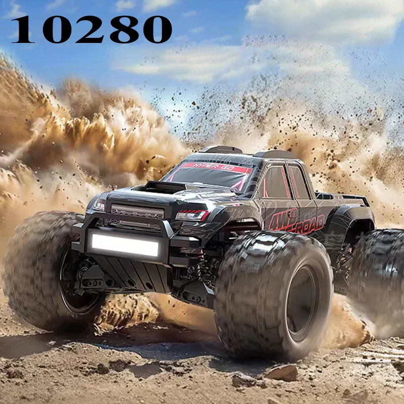 Meijiaxín 1:10 10280 Hyper Go Dromote Control Auto 2.4gch Malé monštrum Brushless Electric RC High Speed ​​Car Model Boy Toy