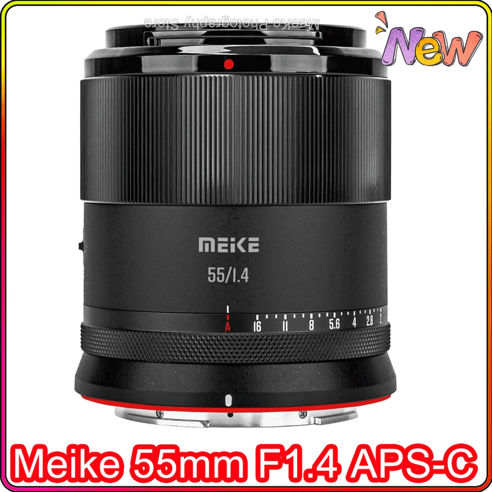 MEKE 55 mm F1.4 APS-C Veľká clona automatickus portrét objektív pre Sony E Nikon Z Fuji X Mount Camery
