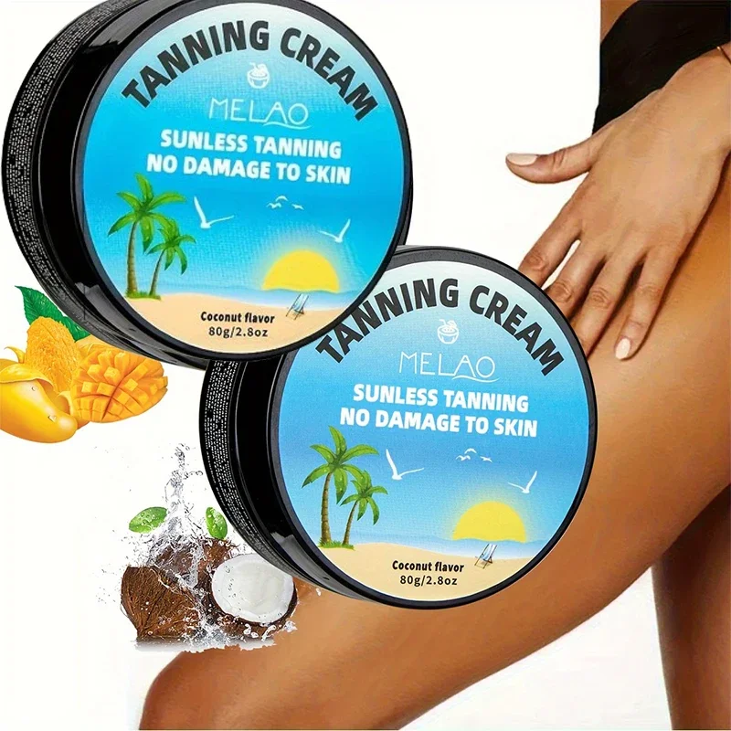 Melao Self Tanner - vlastné opaľovacie mlieko pre telo, Slnko bez opaľovacieho mlieka falošné opálenie a rýchle opálenie pre bronzerovú žiaru pre mužov a ženy