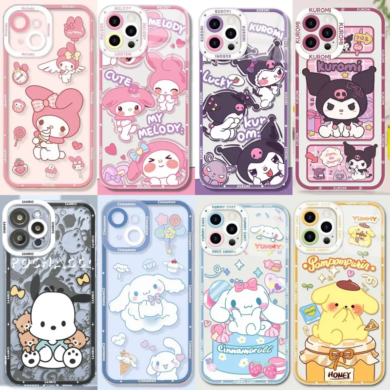 Melody Kuromi Case pre Vivo V40 Y27 V30E Y28 Y36 Y16 Y76 Y30 V29E Y21 Y33S Y22S V27 Y20 Y15S Y75 Y100 Sanrio Casing