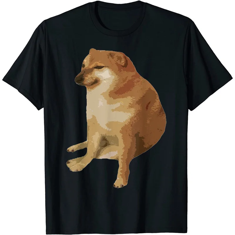 Meme Balltze Cheems Rip Grpahic T košeľa pre mužov oblečenie Funny 3D Doge Fanúšikov