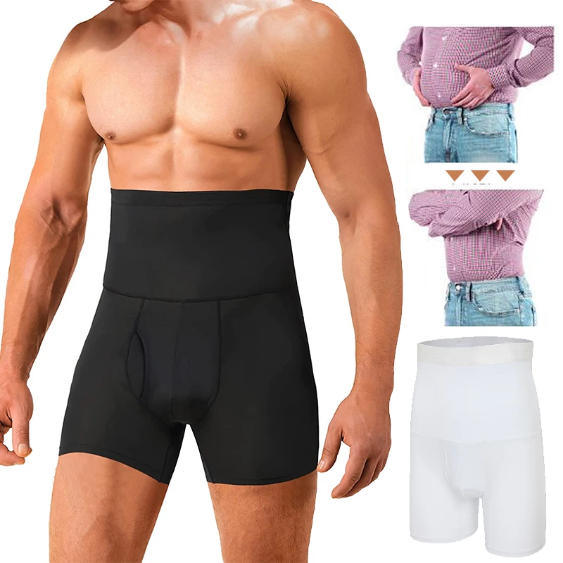 Men brušné ovládacie prvky Shapewear kraťas