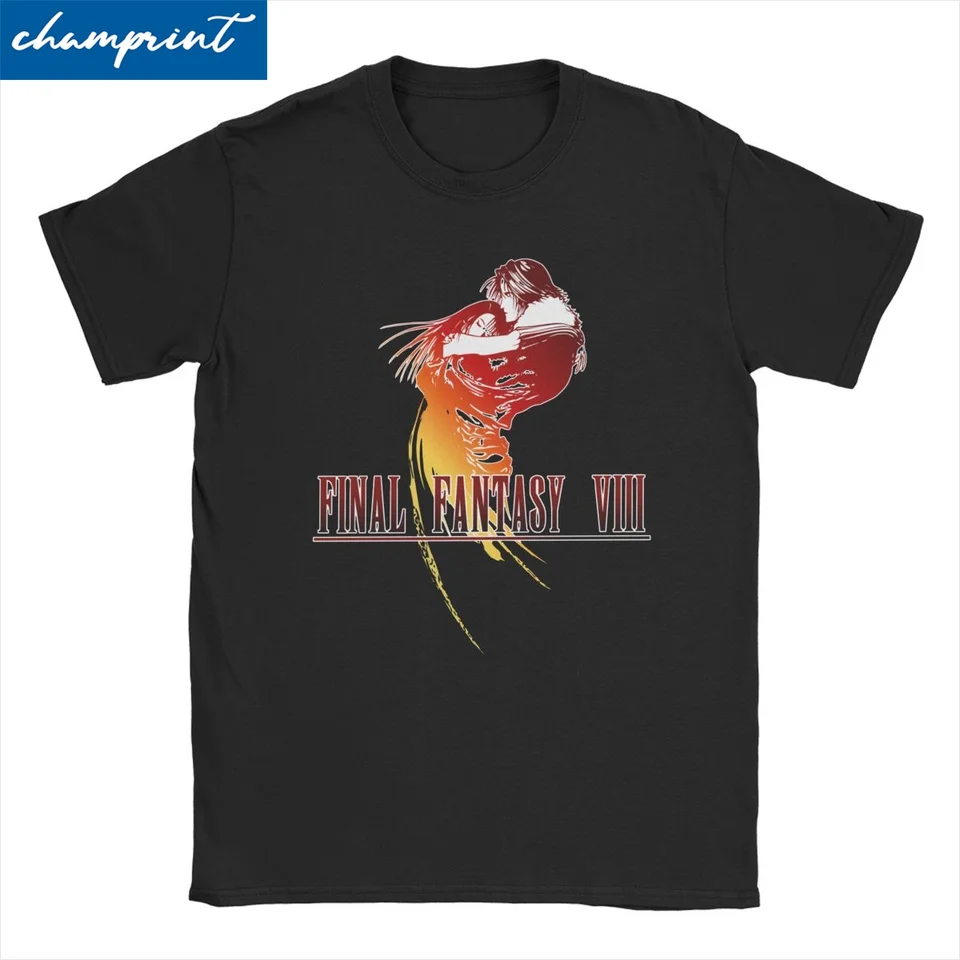 Men Dámske ff viii T tričko Final Fantasy Video Game bavlnené topy vtipné krátke rukávy o krk tričko 6xl tričko