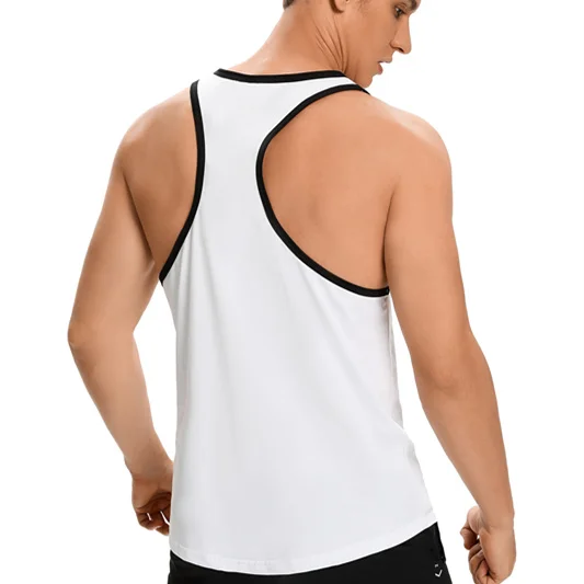 Men Tank košeľa atletický bez rukávov bez rukávov s tričkami kruhový kruhový buchtňový košeľa na tréning tréning basketbalové tank Top Tee Tee