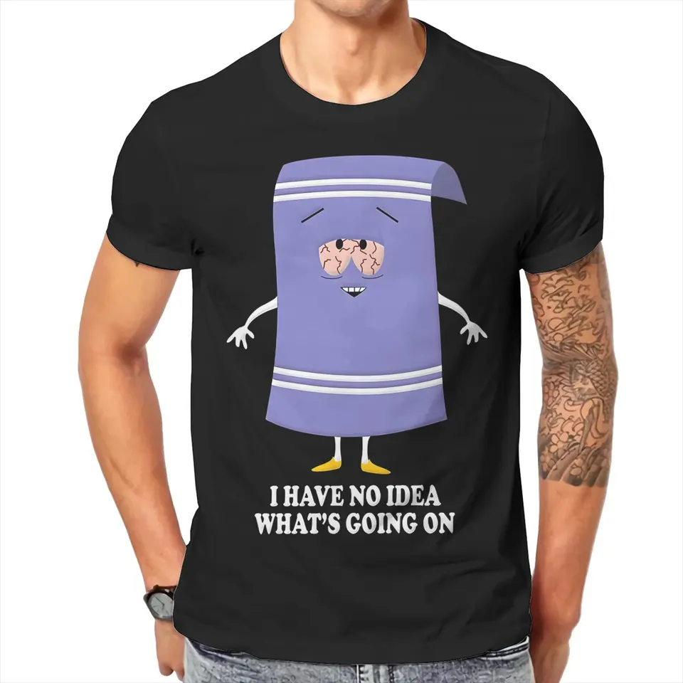 Men Towelie Classic Tričko módne štýl S-Southpark téma bedrový bedr