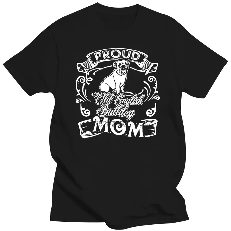 Men Tshirt Anglicky Bulldog Tirlt -kolízia tričko Tričko Cool Tlačené odpalisko Top